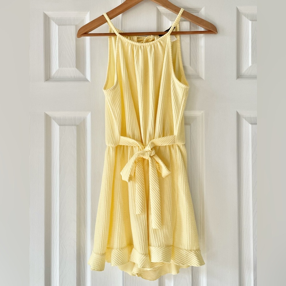 Caution To The Wind Yellow Jumpsuit